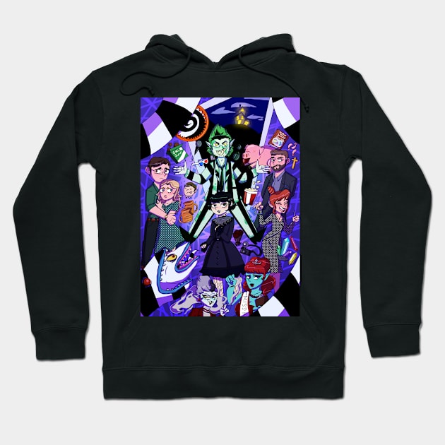 THE WHOLE BEING DEAD THING Hoodie by spaceagebarbie